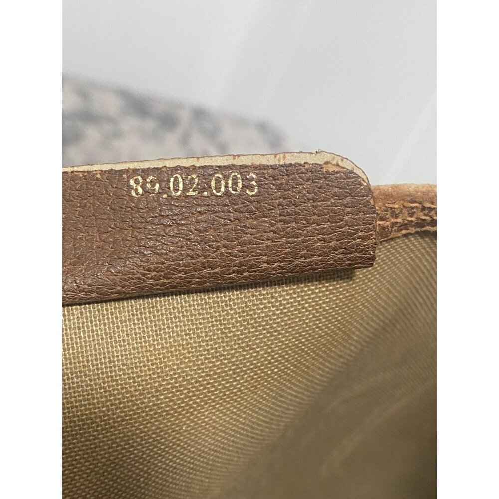Vintage Gucci GG Supreme Monogram Sherry Line Canvas Tote Bag in Tan Brown - Picture 9 of 10